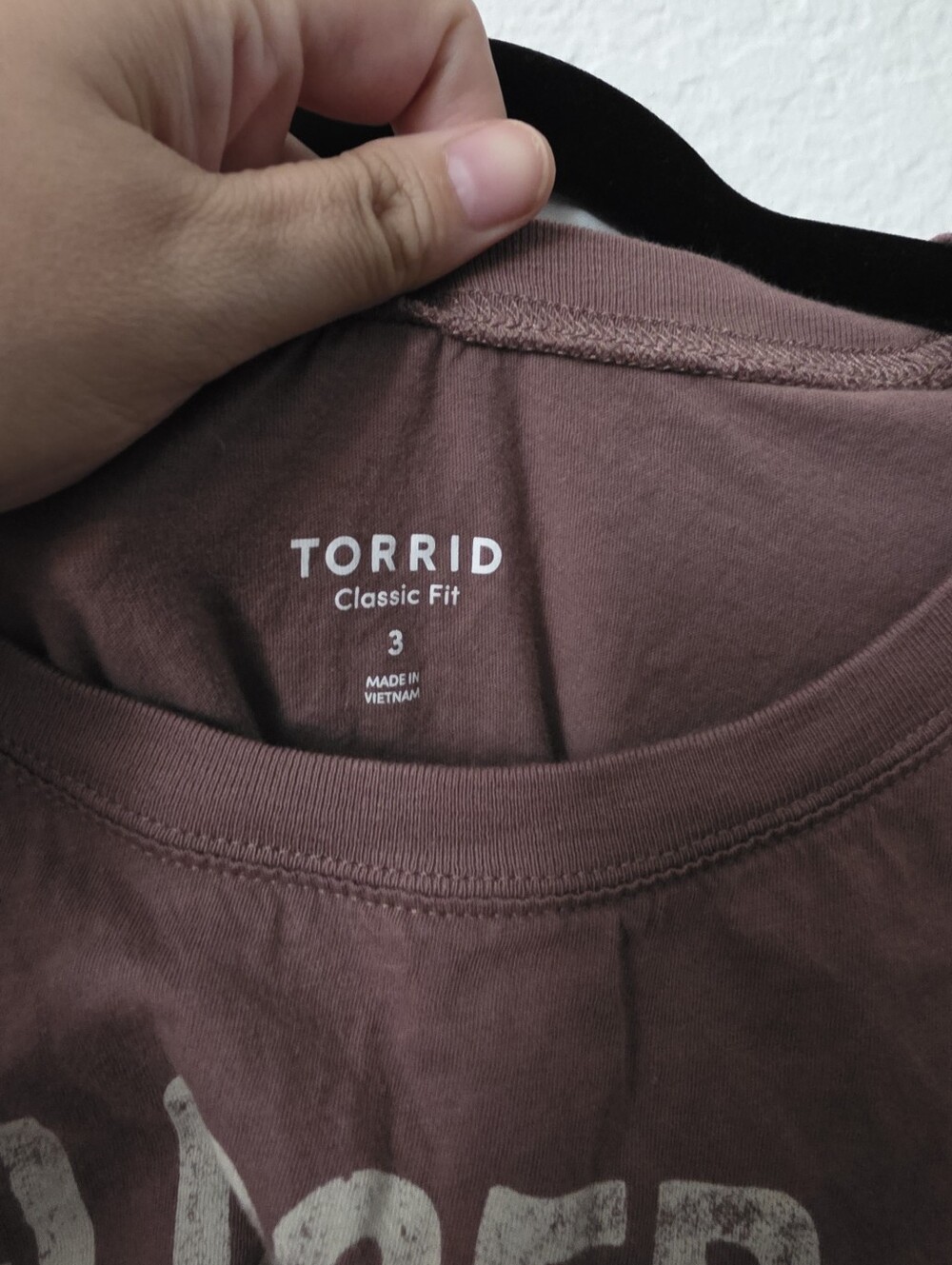EUC torrid Mauve Graphic Tee "I CLOSED MY BOOK TO BE HERE." - Picture 3 of 6